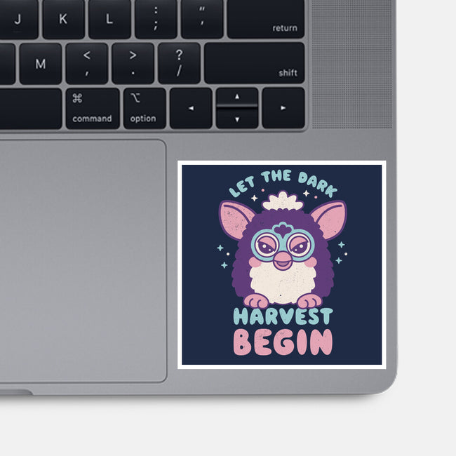 Let The Dark Harvest Begin-None-Glossy-Sticker-Nemons