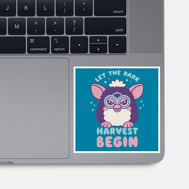 Let The Dark Harvest Begin-None-Glossy-Sticker-Nemons