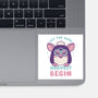 Let The Dark Harvest Begin-None-Glossy-Sticker-Nemons