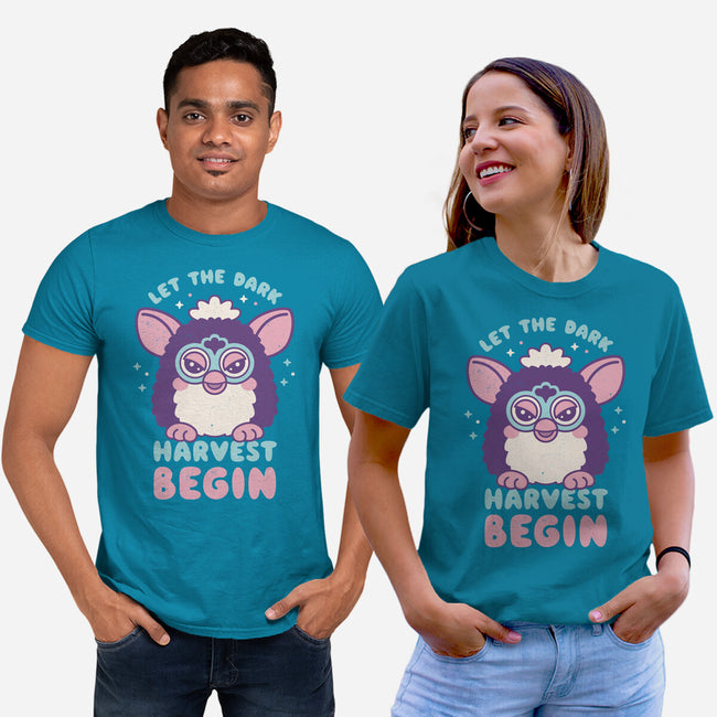 Let The Dark Harvest Begin-Unisex-Basic-Tee-Nemons