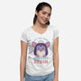Let The Dark Harvest Begin-Womens-V-Neck-Tee-Nemons