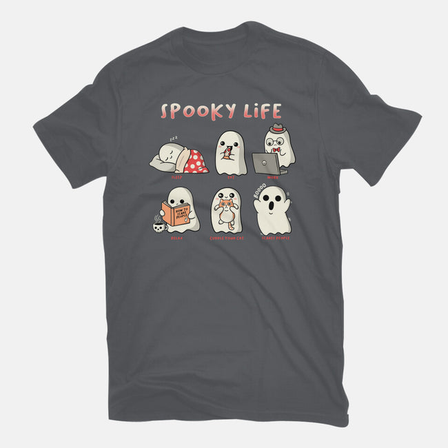 Spooky Life-Mens-Basic-Tee-Freecheese