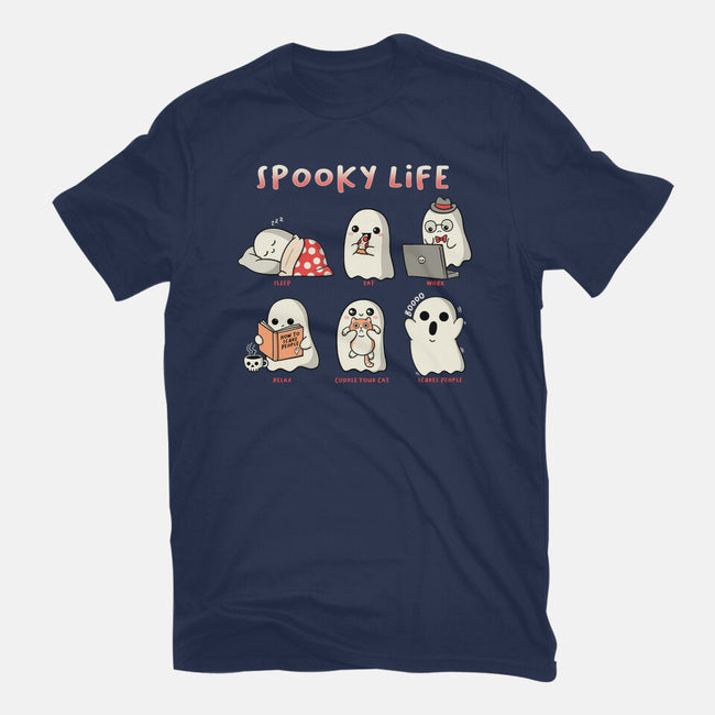 Spooky Life-Unisex-Basic-Tee-Freecheese