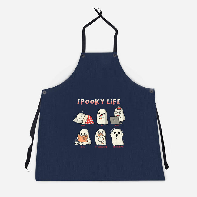 Spooky Life-Unisex-Kitchen-Apron-Freecheese