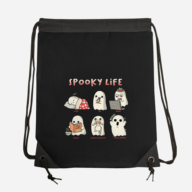 Spooky Life-None-Drawstring-Bag-Freecheese