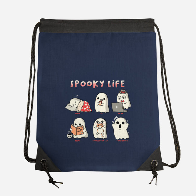 Spooky Life-None-Drawstring-Bag-Freecheese