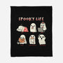 Spooky Life-None-Fleece-Blanket-Freecheese
