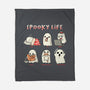Spooky Life-None-Fleece-Blanket-Freecheese