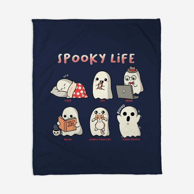 Spooky Life-None-Fleece-Blanket-Freecheese