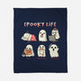 Spooky Life-None-Fleece-Blanket-Freecheese