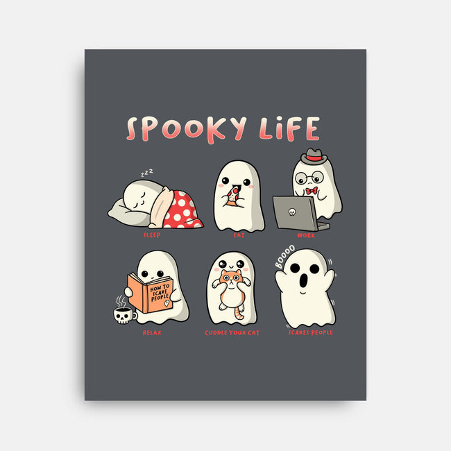 Spooky Life-None-Stretched-Canvas-Freecheese