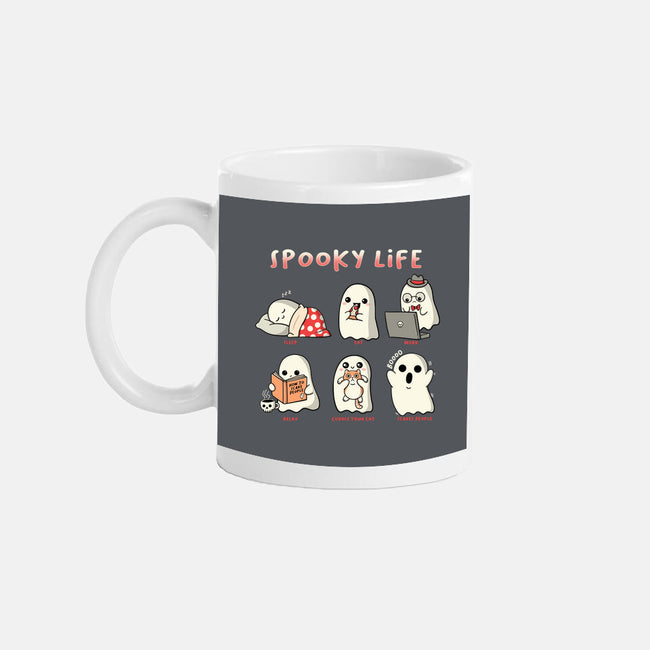 Spooky Life-None-Mug-Drinkware-Freecheese