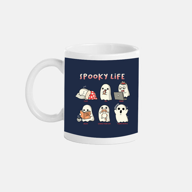 Spooky Life-None-Mug-Drinkware-Freecheese