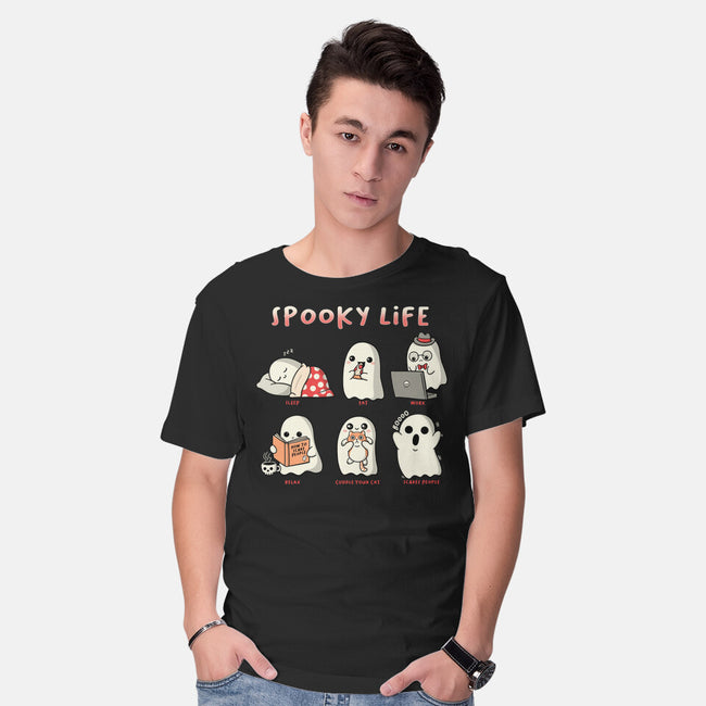 Spooky Life-Mens-Basic-Tee-Freecheese