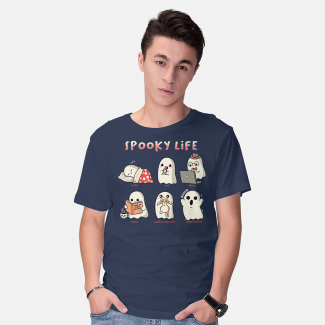 Spooky Life-Mens-Basic-Tee-Freecheese