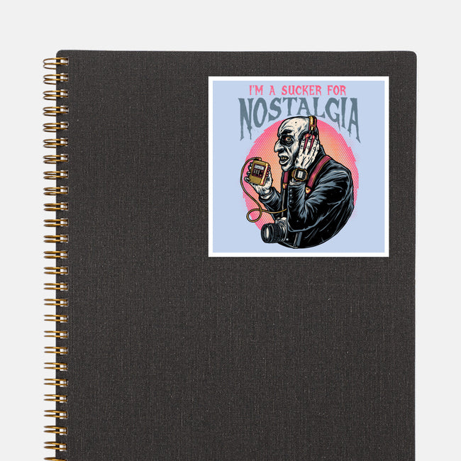 Nostalgic Vampire-None-Glossy-Sticker-glitchygorilla