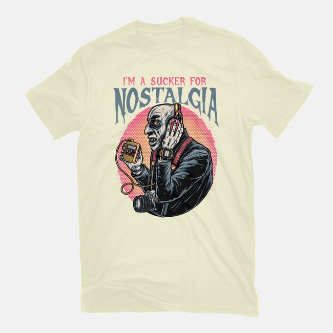 Nostalgic Vampire-Mens-Basic-Tee-glitchygorilla