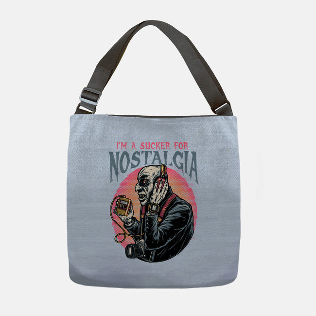 Nostalgic Vampire-None-Adjustable Tote-Bag-glitchygorilla