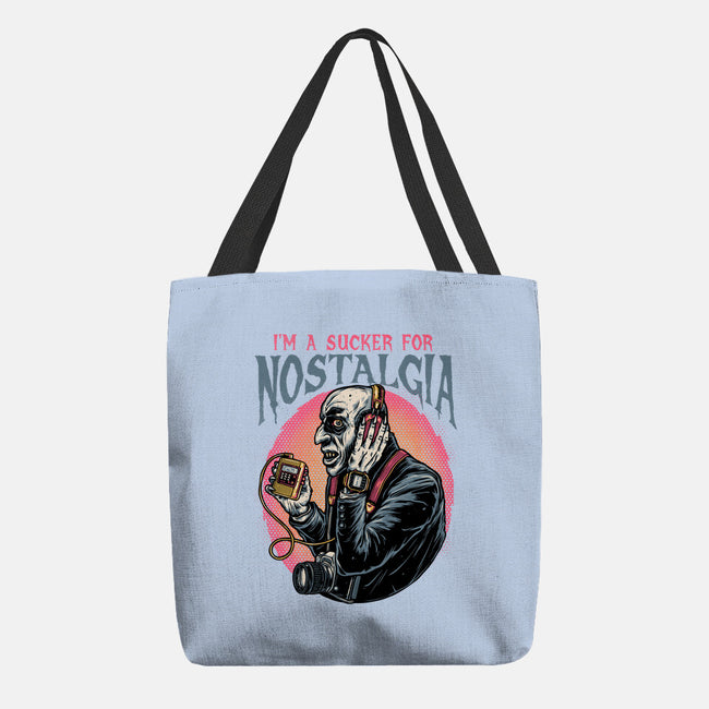 Nostalgic Vampire-None-Basic Tote-Bag-glitchygorilla