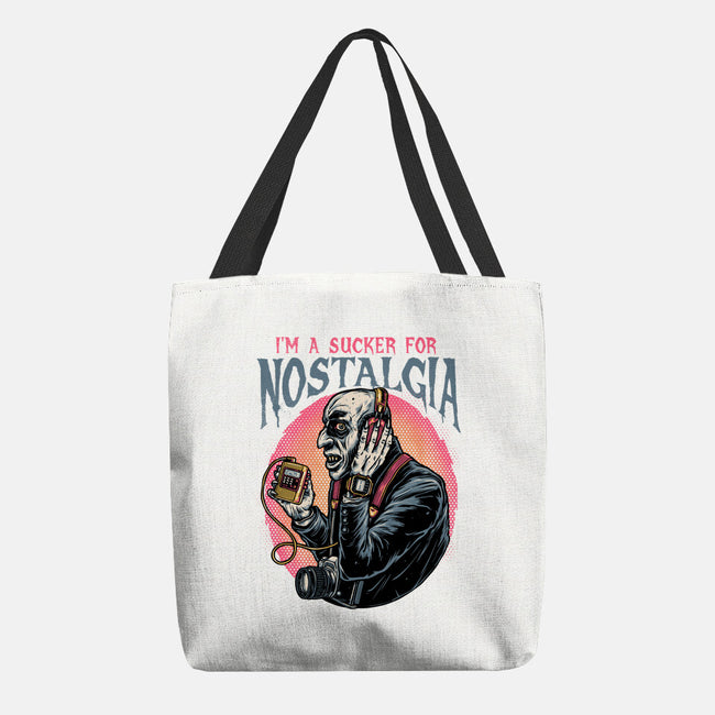 Nostalgic Vampire-None-Basic Tote-Bag-glitchygorilla