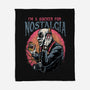 Nostalgic Vampire-None-Fleece-Blanket-glitchygorilla