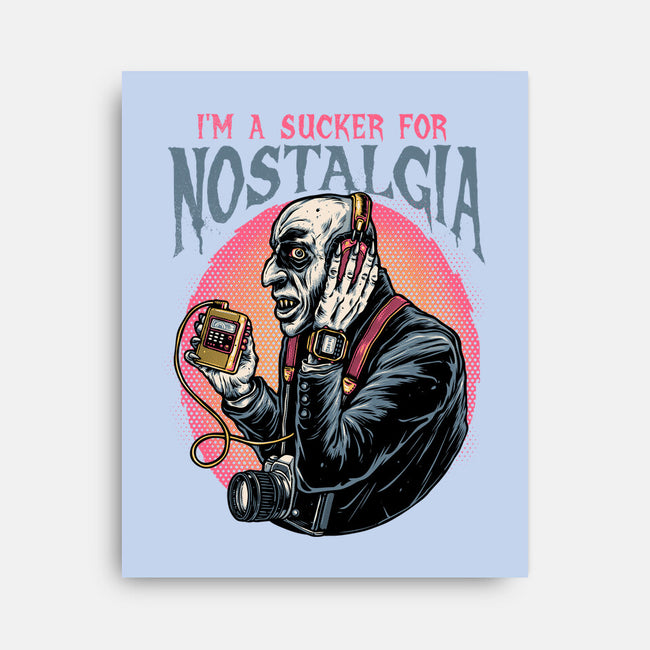 Nostalgic Vampire-None-Stretched-Canvas-glitchygorilla