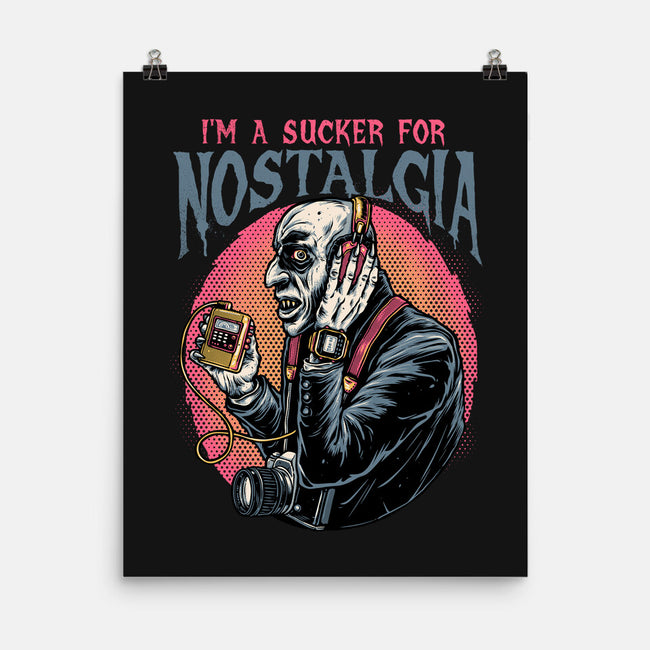 Nostalgic Vampire-None-Matte-Poster-glitchygorilla