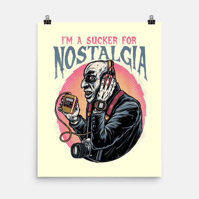 Nostalgic Vampire-None-Matte-Poster-glitchygorilla