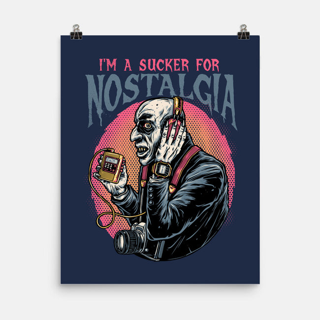 Nostalgic Vampire-None-Matte-Poster-glitchygorilla