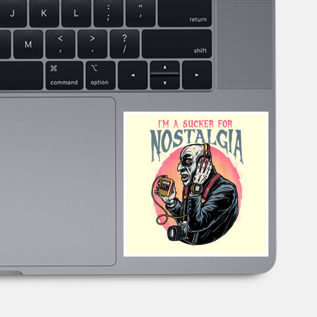 Nostalgic Vampire-None-Glossy-Sticker-glitchygorilla