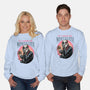 Nostalgic Vampire-Unisex-Crew Neck-Sweatshirt-glitchygorilla