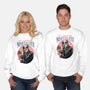 Nostalgic Vampire-Unisex-Crew Neck-Sweatshirt-glitchygorilla