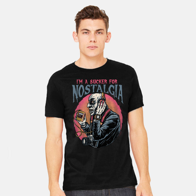 Nostalgic Vampire-Mens-Heavyweight-Tee-glitchygorilla