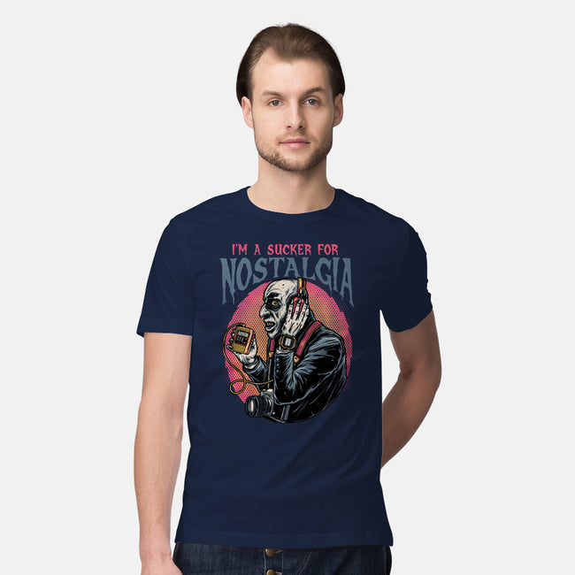 Nostalgic Vampire-Mens-Premium-Tee-glitchygorilla