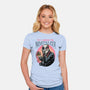 Nostalgic Vampire-Womens-Fitted-Tee-glitchygorilla