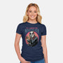 Nostalgic Vampire-Womens-Fitted-Tee-glitchygorilla