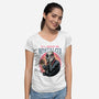 Nostalgic Vampire-Womens-V-Neck-Tee-glitchygorilla