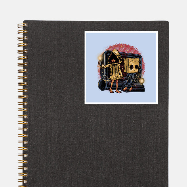 Escape The Nightmare-None-Glossy-Sticker-glitchygorilla