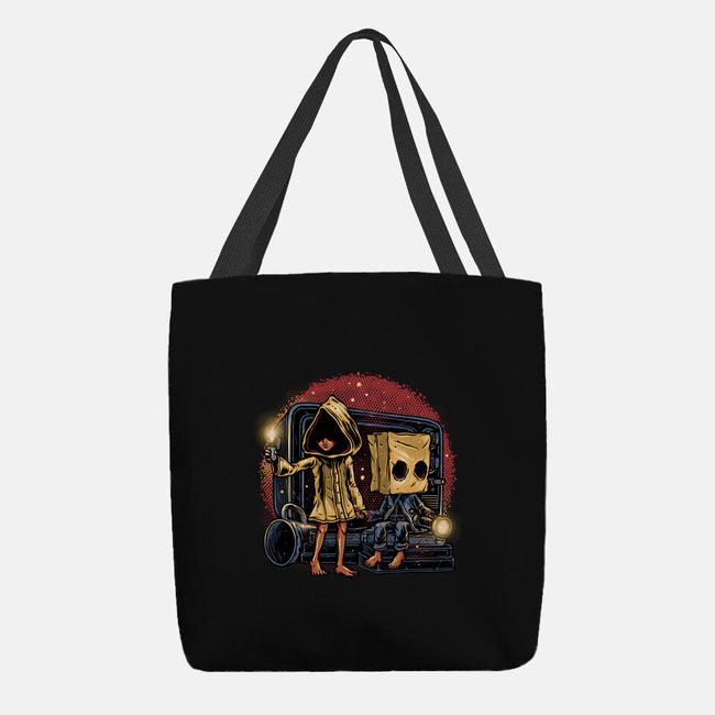 Escape The Nightmare-None-Basic Tote-Bag-glitchygorilla