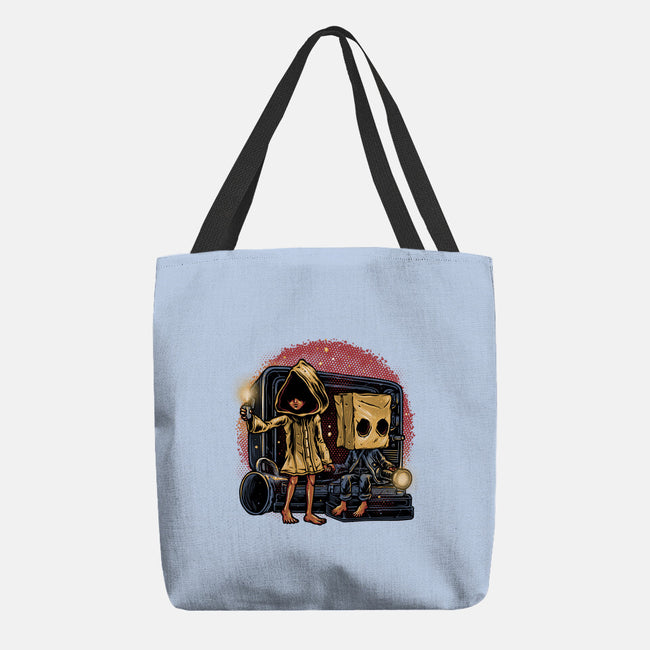 Escape The Nightmare-None-Basic Tote-Bag-glitchygorilla