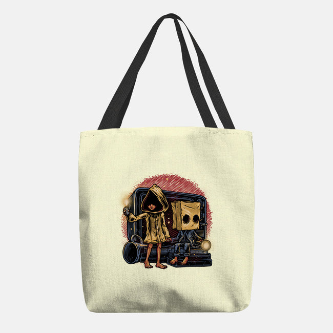 Escape The Nightmare-None-Basic Tote-Bag-glitchygorilla