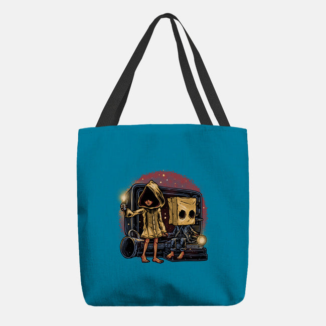 Escape The Nightmare-None-Basic Tote-Bag-glitchygorilla