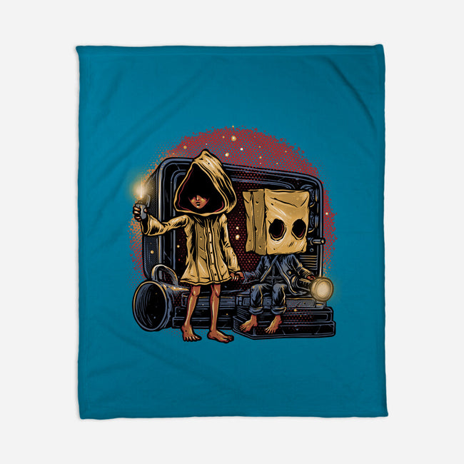 Escape The Nightmare-None-Fleece-Blanket-glitchygorilla