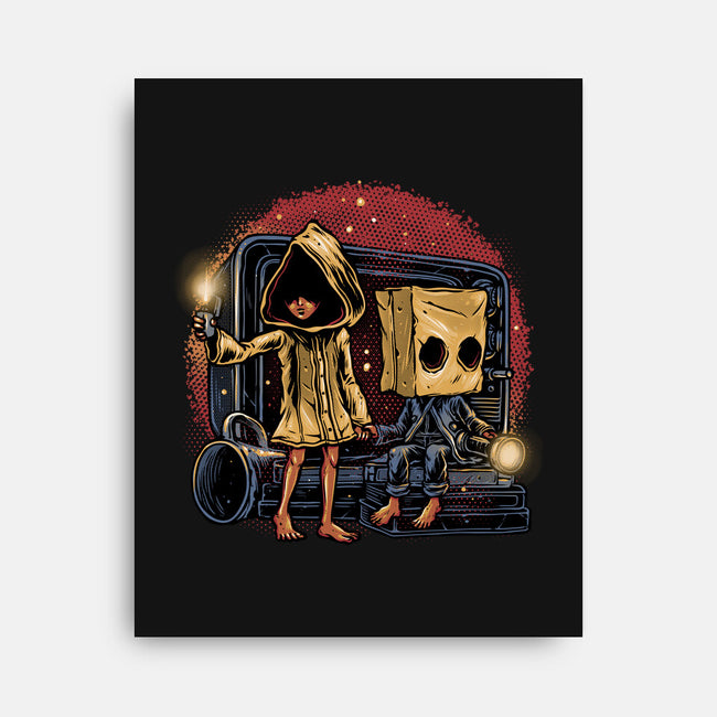Escape The Nightmare-None-Stretched-Canvas-glitchygorilla
