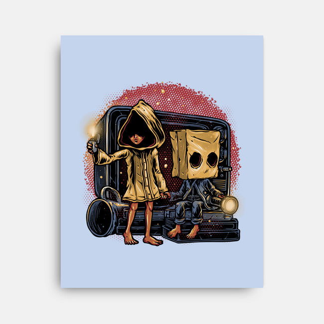 Escape The Nightmare-None-Stretched-Canvas-glitchygorilla