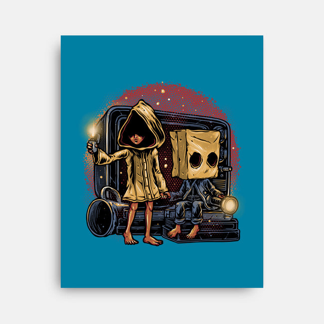Escape The Nightmare-None-Stretched-Canvas-glitchygorilla
