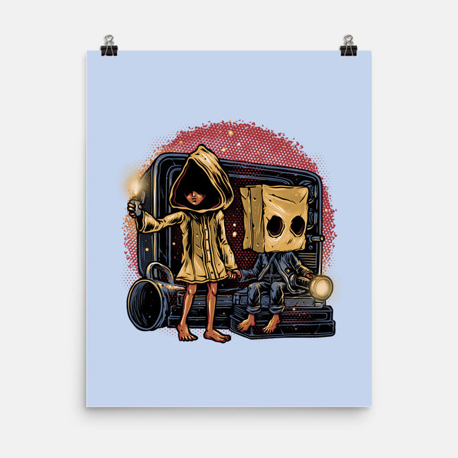 Escape The Nightmare-None-Matte-Poster-glitchygorilla