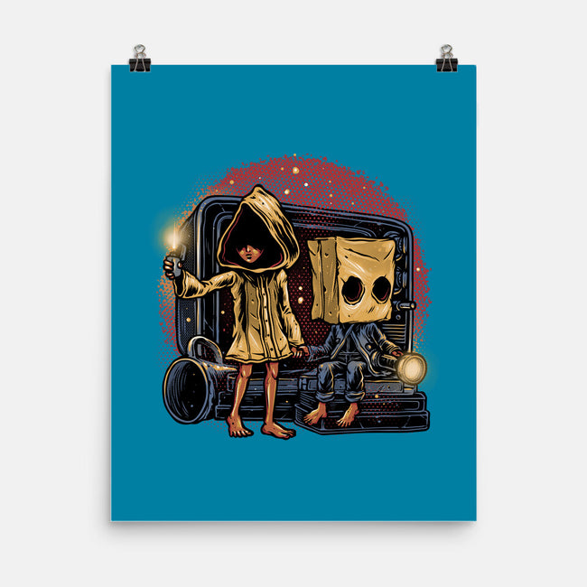 Escape The Nightmare-None-Matte-Poster-glitchygorilla