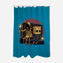 Escape The Nightmare-None-Polyester-Shower Curtain-glitchygorilla