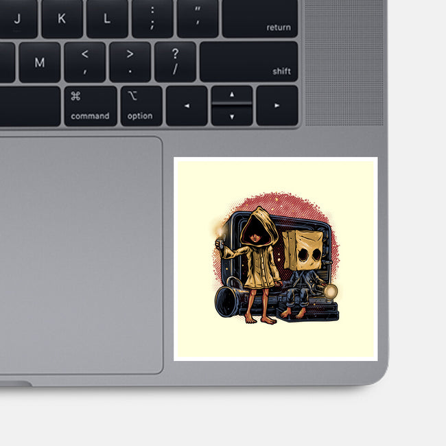 Escape The Nightmare-None-Glossy-Sticker-glitchygorilla